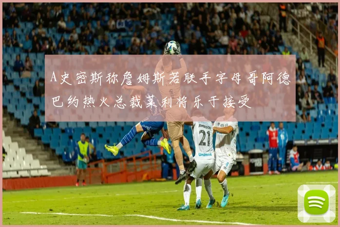A史密斯称詹姆斯若联手字母哥阿德巴约热火总裁莱利将乐于接受